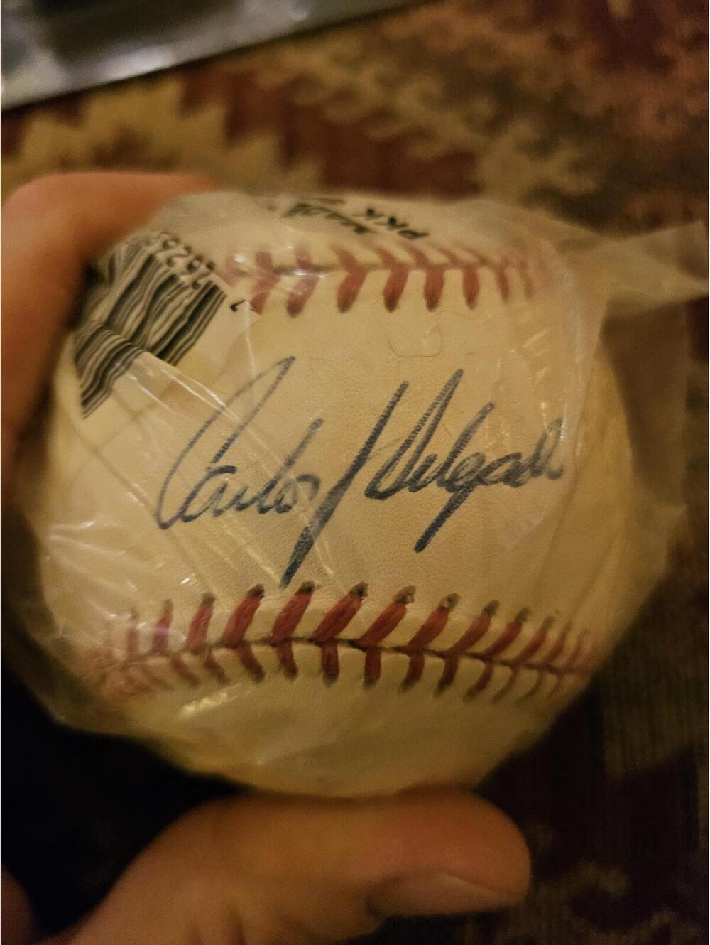 Carlos Delgado - Signed Official League Baseball - he signed for me in person